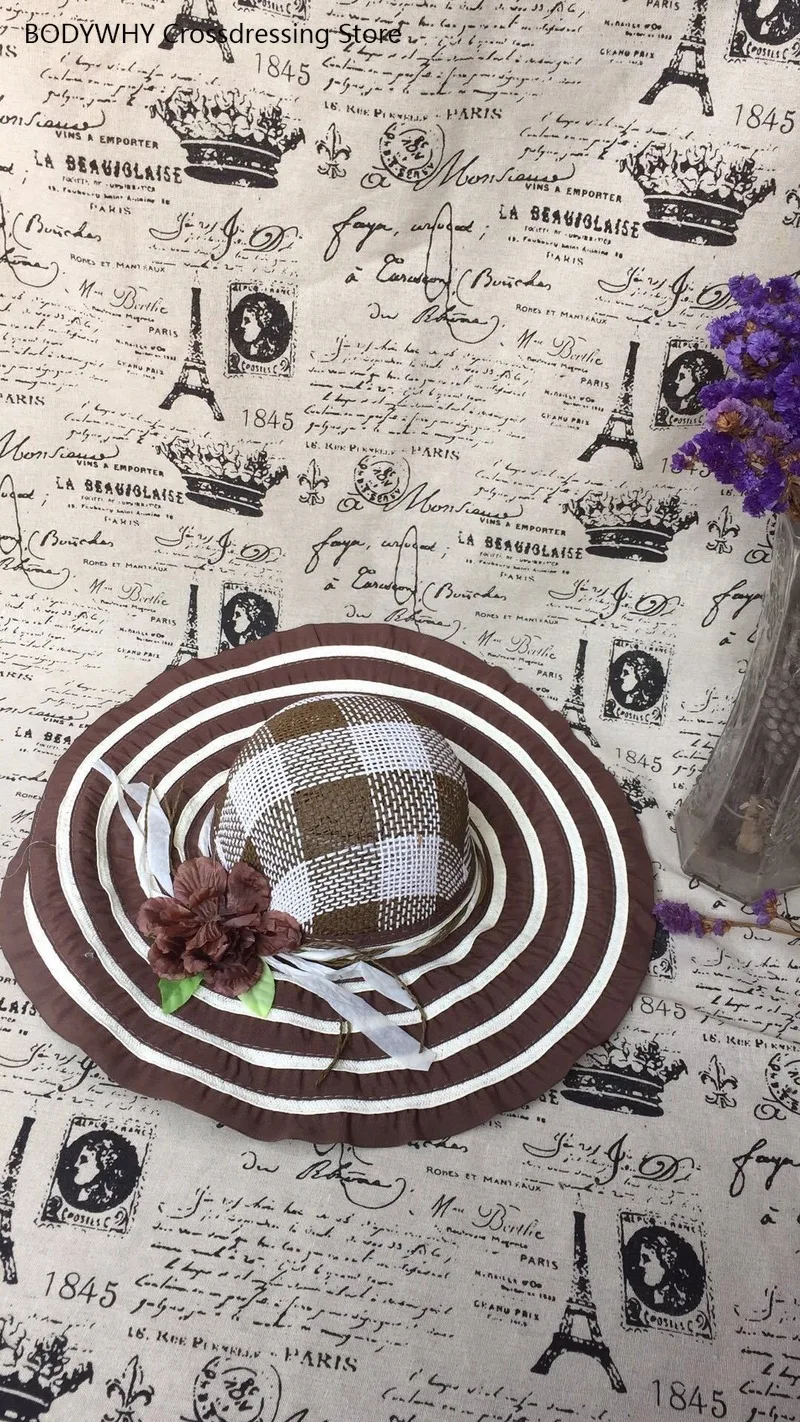 

Hat Female Summer Korean Version Wild Travel Sun Hat Seaside Beach Hat Foldable Sunscreen Hand-woven Straw Hat