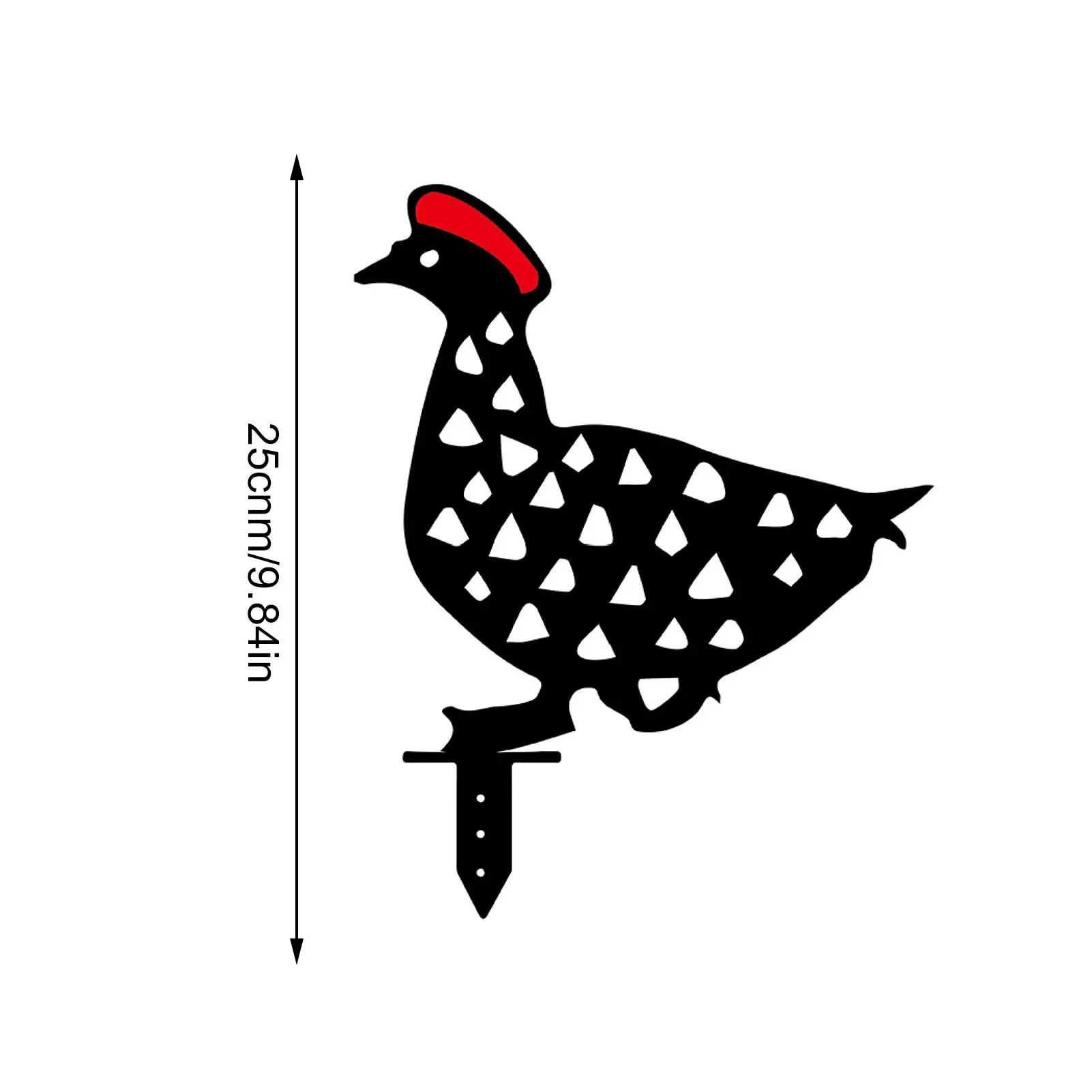 

Garden Duck Decoration Duck Acrylic Stakes Cute Hollow Duck Garden Silhouette Yard Art For Lawns Gardens Backyards