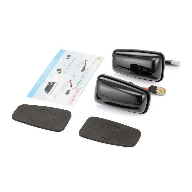 2 шт. спортивный дым Светодиодный Боковой габаритный фонарь сигнала светильник