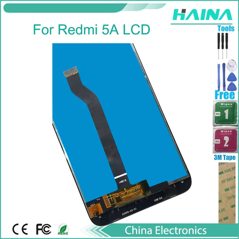 ЖК-дисплей для Xiaomi Redmi 5A 1280*720 5 0 дюйма сенсорный экран дигитайзер в сборе замена