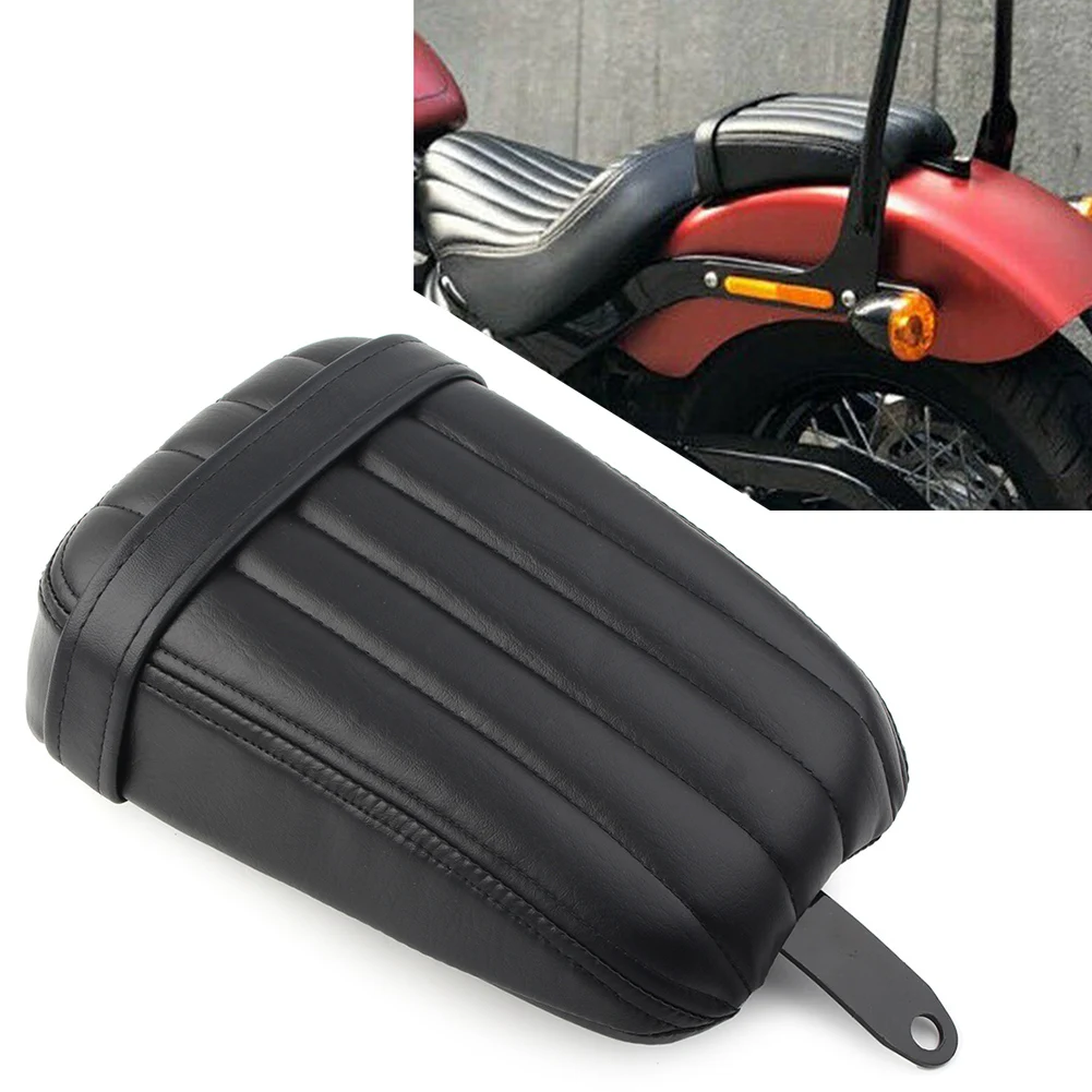 

Motorcycle Rear Passenger Seat Pillion For Harley Softail Slim FLSL Street Bob FXBB 2018 2019 2020 2021 PU Leather