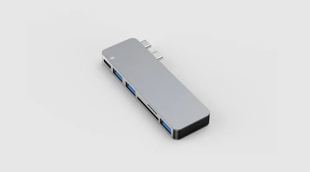 usb c разветвитель Док-станция thunderbolt 3 dual на * USB 0/sd-карта/micro sd карта/thunderbolt3 для macbook