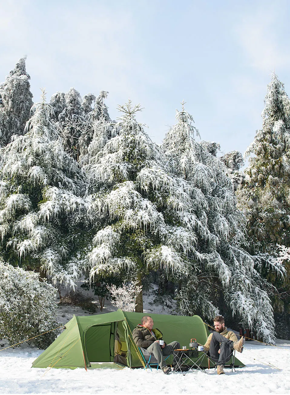Naturehike Сверхлегкий туннельный тент из опалуса для 2~ 4 человек 20D/210T тканевый тент для кемпинга с бесплатной NH17L001-L