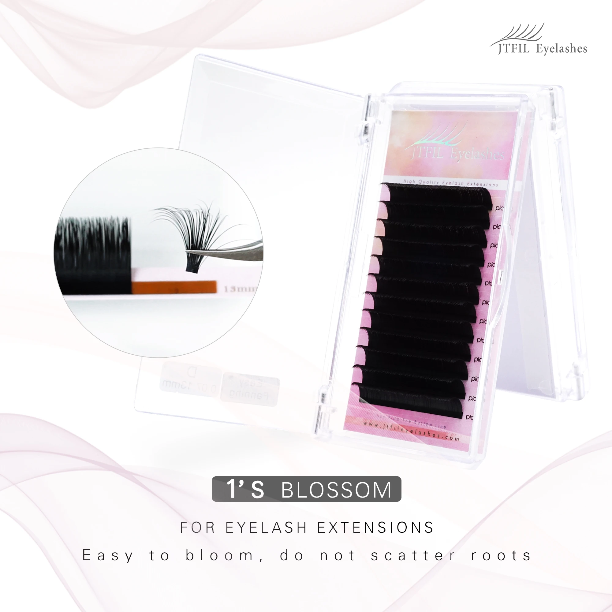 Ресницы для наращивания Easy Fanning цветущие объемные ресницы самостоятельное