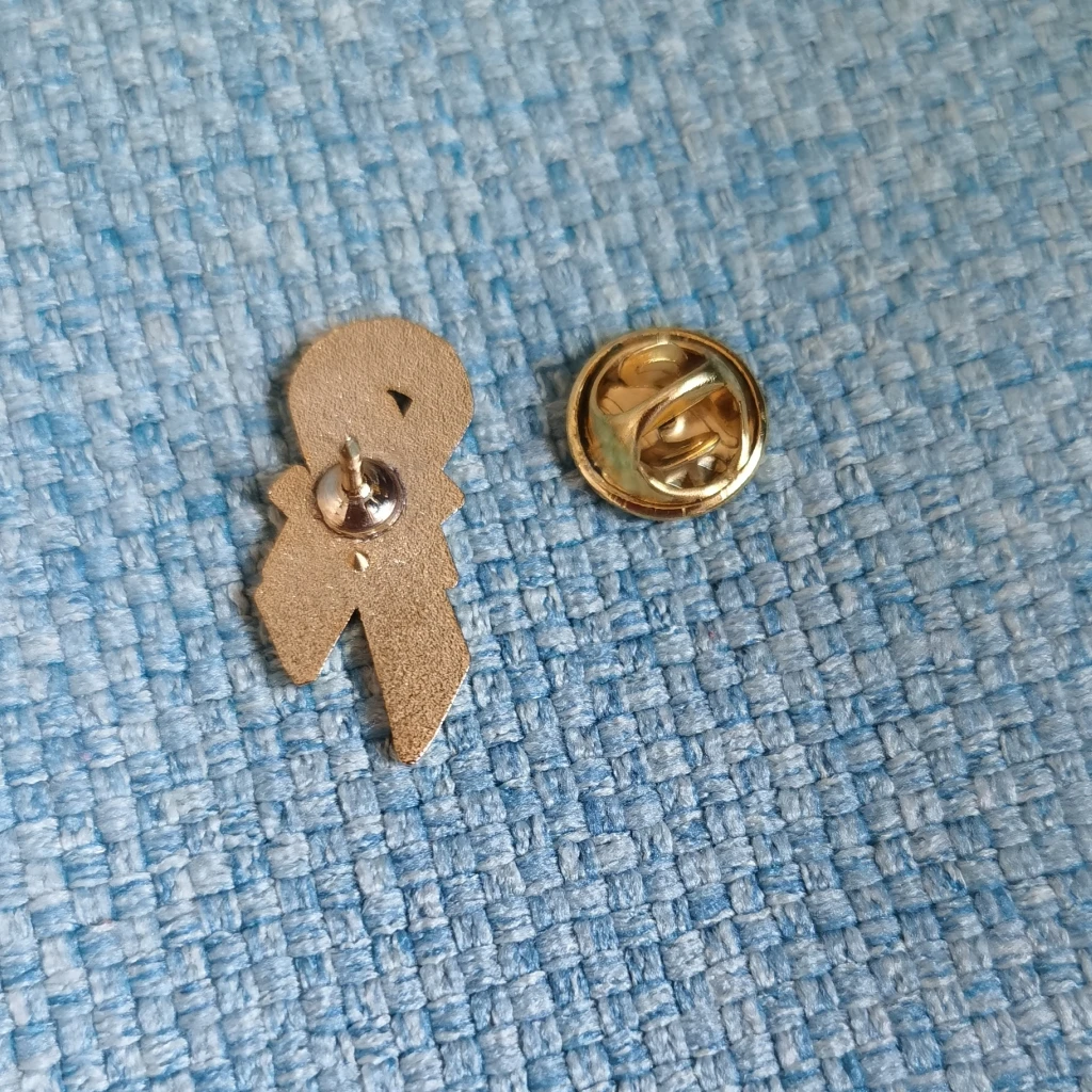 Пользовательский логотип Pin значок синий цвет масонский Рак молочной железы