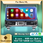 6G 128G Android 10 автомобильный dvd-радио мультимедийный плеер GPS-навигация для Mercedes Benz ML Class W166 2012 2013 2014 2015 NTG 4,5 мл