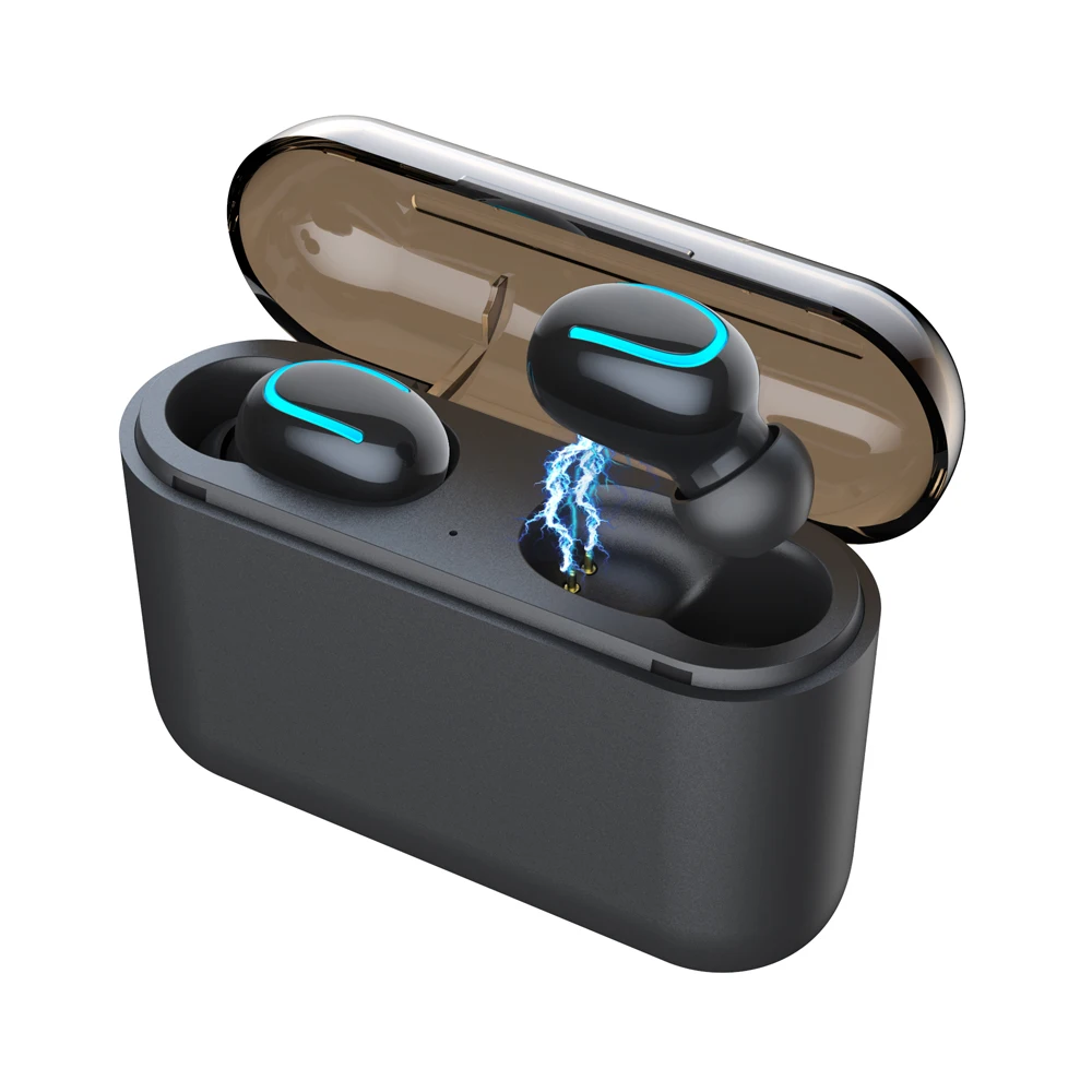 HBQ-Q32 черные настоящие беспроводные Bluetooth-наушники спортивные наушники-вкладыши