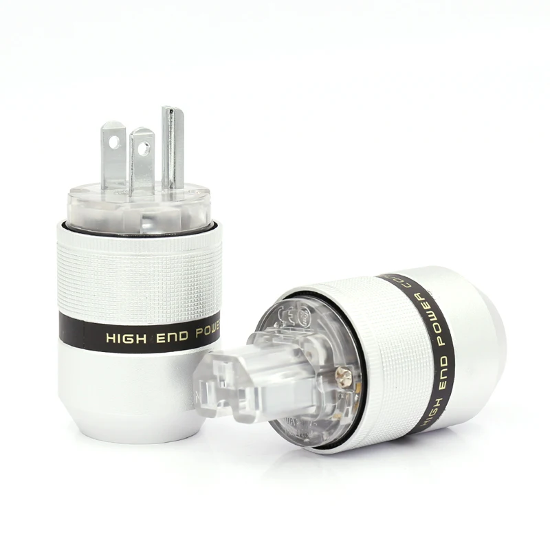 

Соединитель питания версии США с алюминиевым родиевым покрытием, штепсельная вилка IEC, «сделай сам»