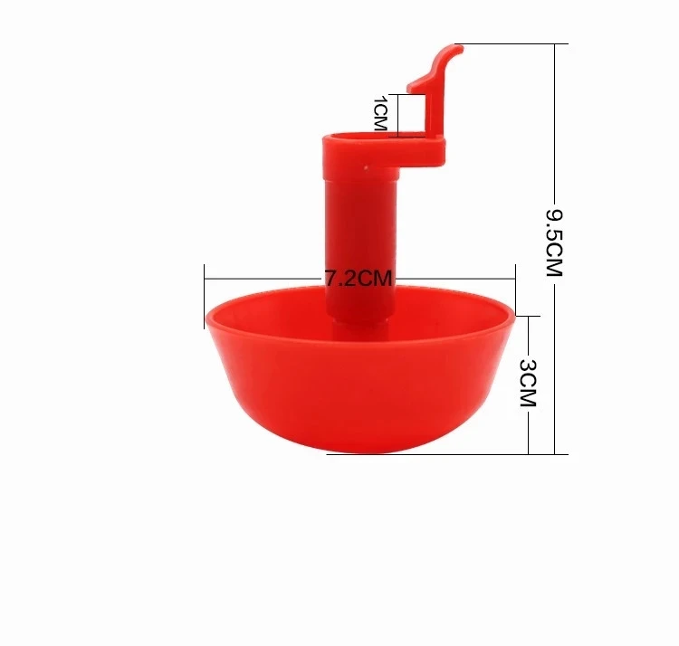 Автоматическая поилка для кур 1 комплект подвесная чаша с шариком сосков