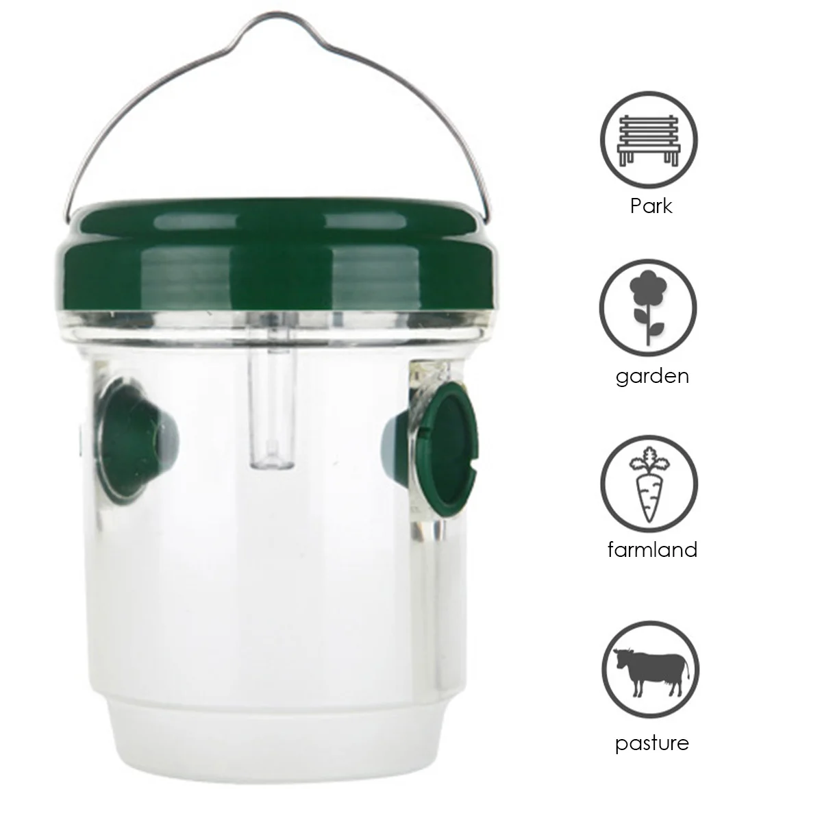 Водонепроницаемая ловушка для Оса улицы многоразовая на солнечных батареях