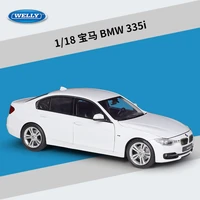 welly diecast 118 scale car bmw 335i high simulation metal car classic alloy model toy cars for children gifts collection