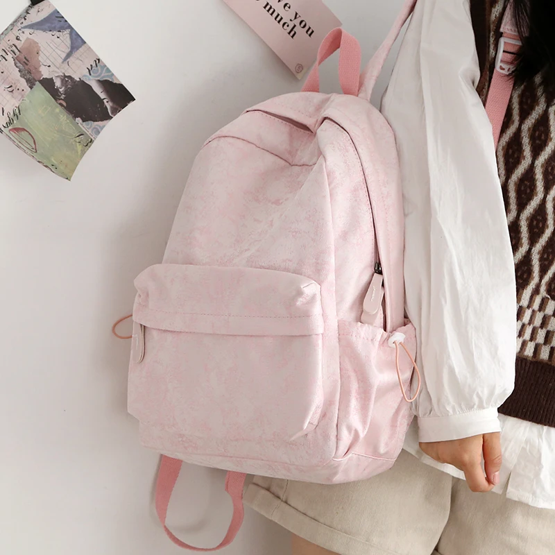 Женский рюкзак с темным узором в стиле мори водонепроницаемые школьные ранцы на