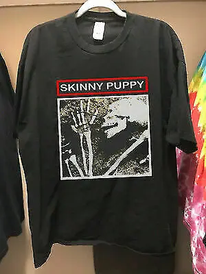 VTG! Тонкая футболка с изображением щенка Министерства обороны США 4AD Готическая