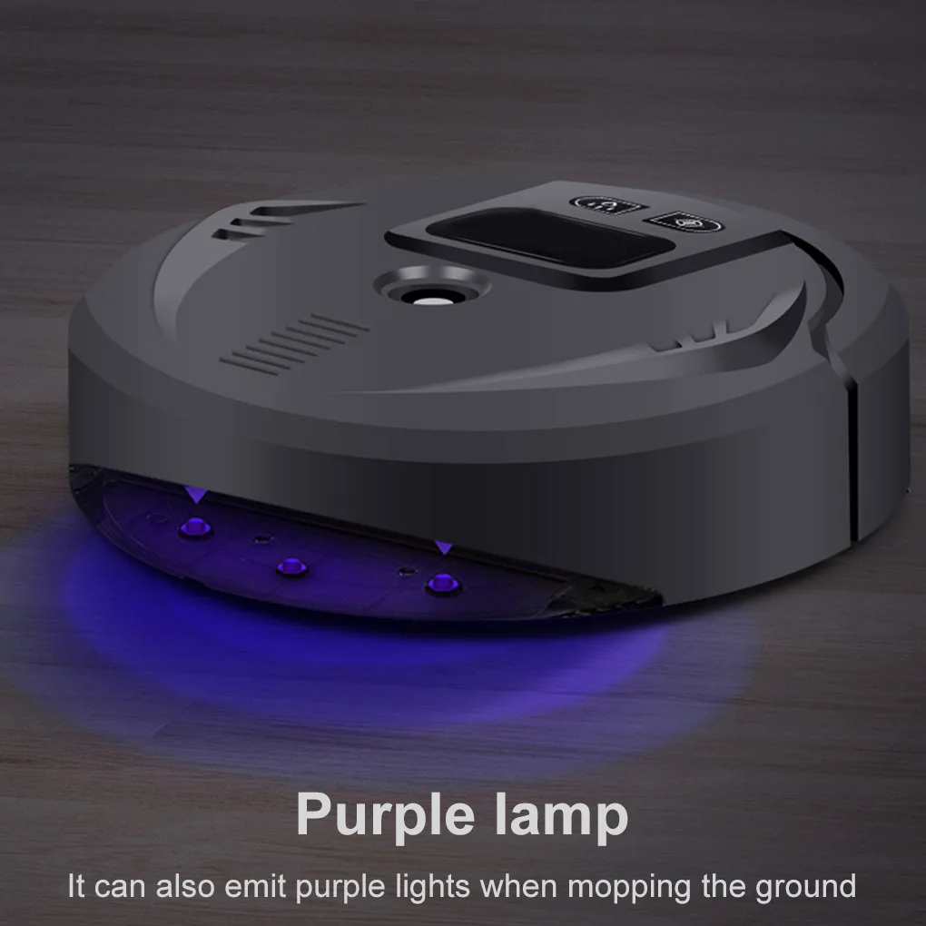

Smart Sweeping Robot Spray Humidifier Auto Hair Dust Remover Floor Cleansing Sweeper Battery Style