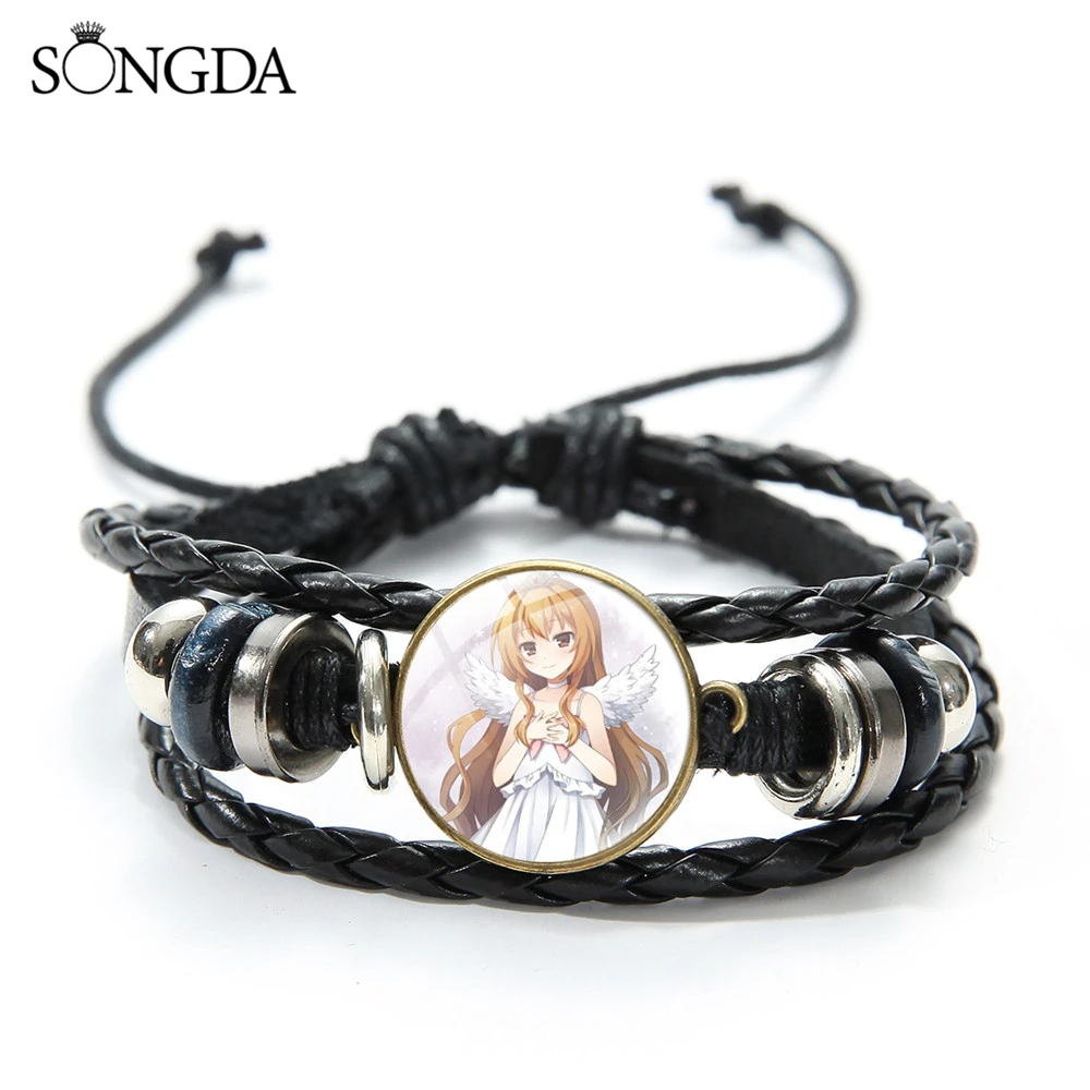 Очарование аниме Жемчуг дракона намоток Tiger браслет для женщин Айсака