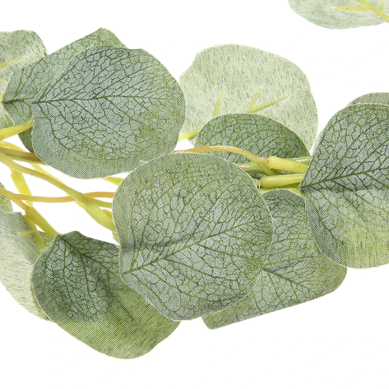 Искусственные листья эвкалипта гирлянда из листьев лоза искусственные растения