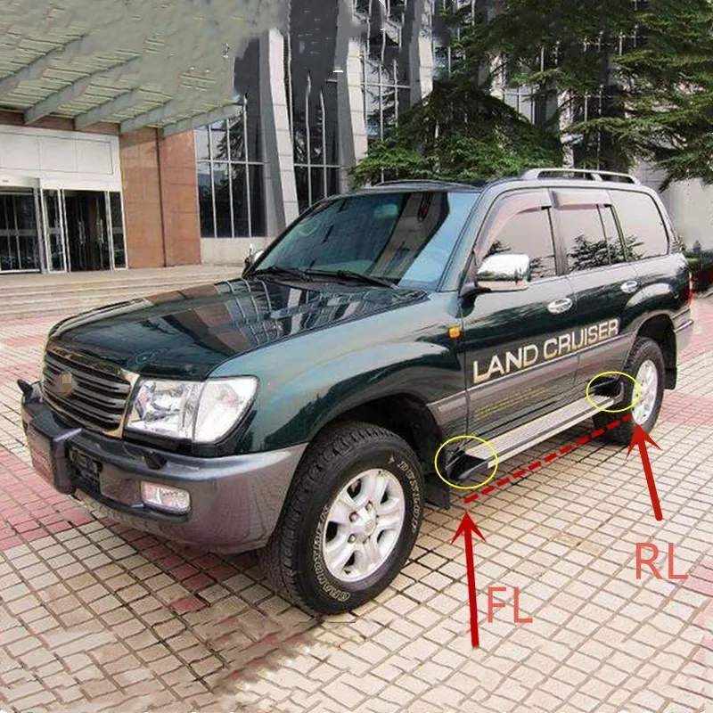 Накладка для подножки автомобиля Toyota Land Cruiser LC100 1998 2007|Буксиры и подвесные