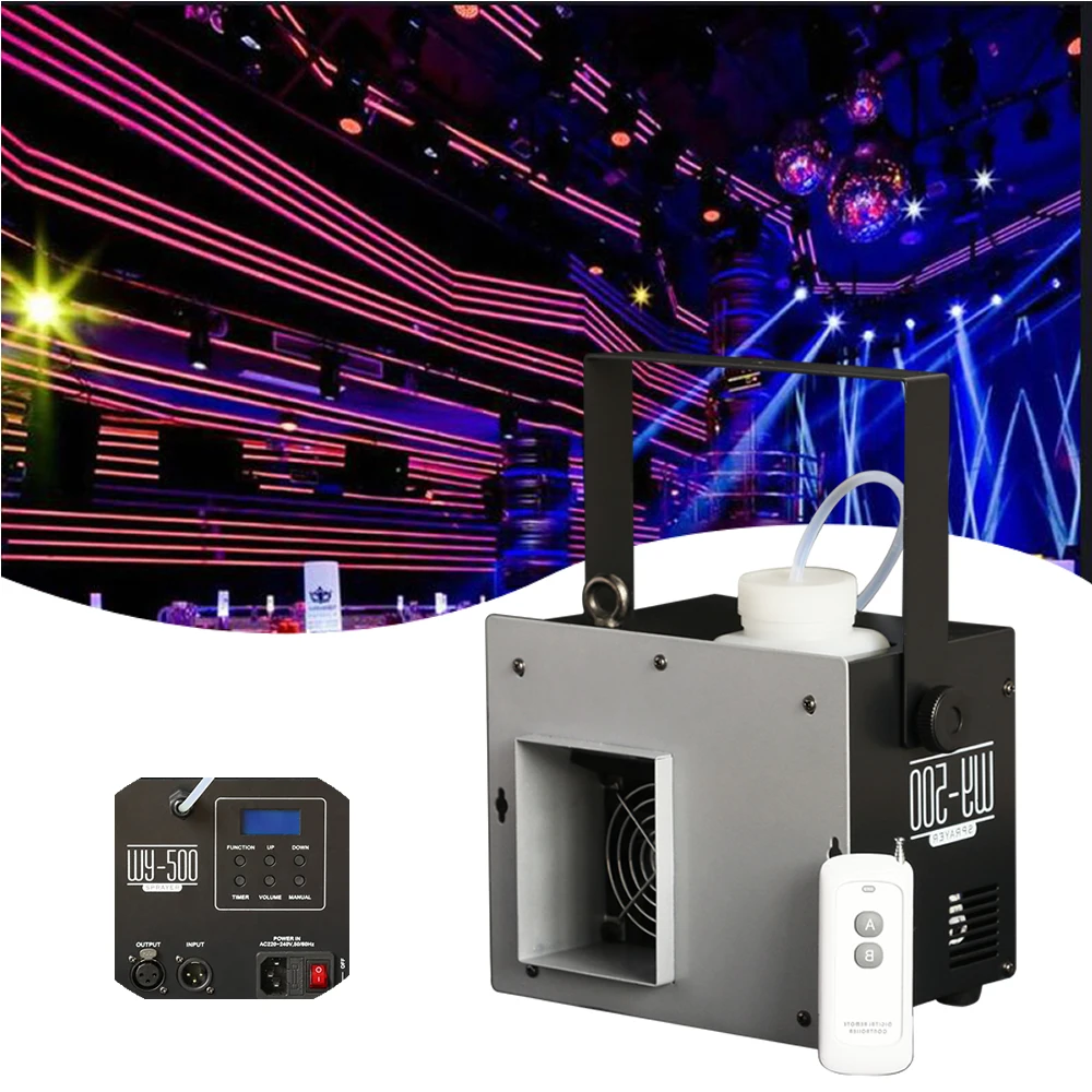 Buy Máquina de neblina DMX 500 de 512 W, Control de escenario, niebla, humo, buen uso para efectos de escenario como Fairytale Wonderland