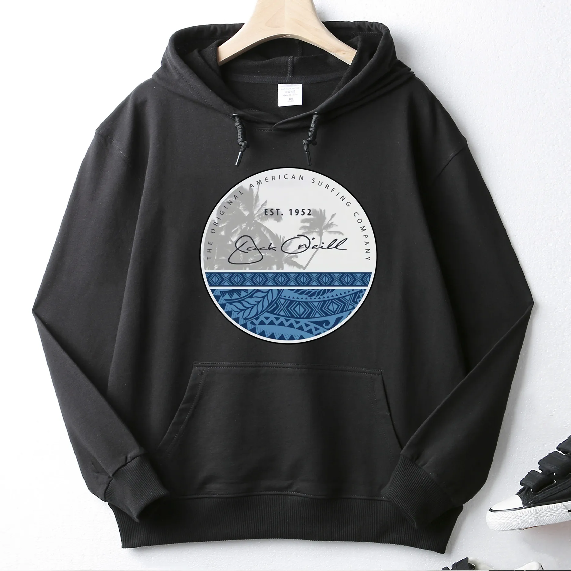 

ONeil The Original Surfing Logo Custom Unique Print Pullover Popular High Quality Pocket Hoodie Sweatshirt Unisex Top Asian Size
