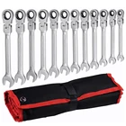 Гаечный ключ с трещоткой, набор инструментов для ремонта автомобилей, гибкий гаечный ключ, набор ручных инструментов, 5712 шт.