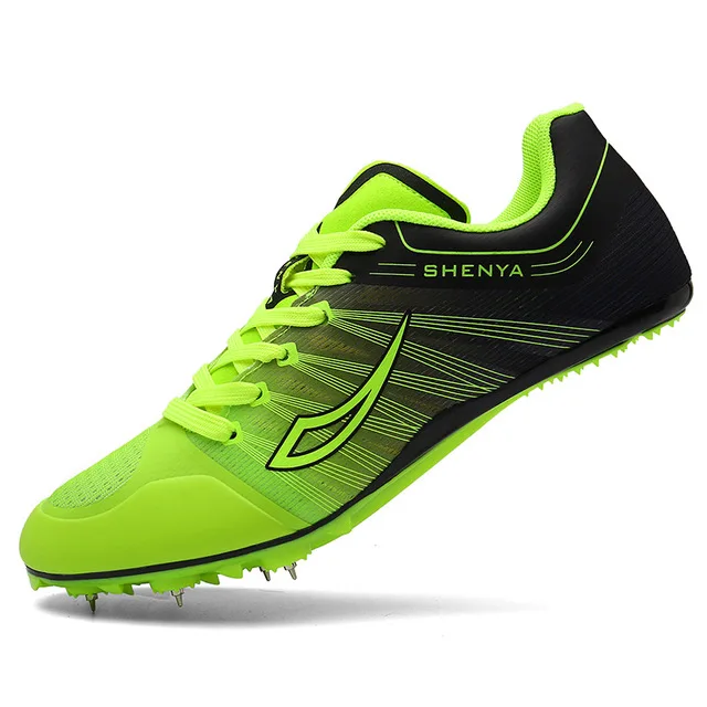 

Man Track Field Shoes Women Spikes Racing Shoes Breathable Mesh Tracking Shoes Training Sneakers D0873
