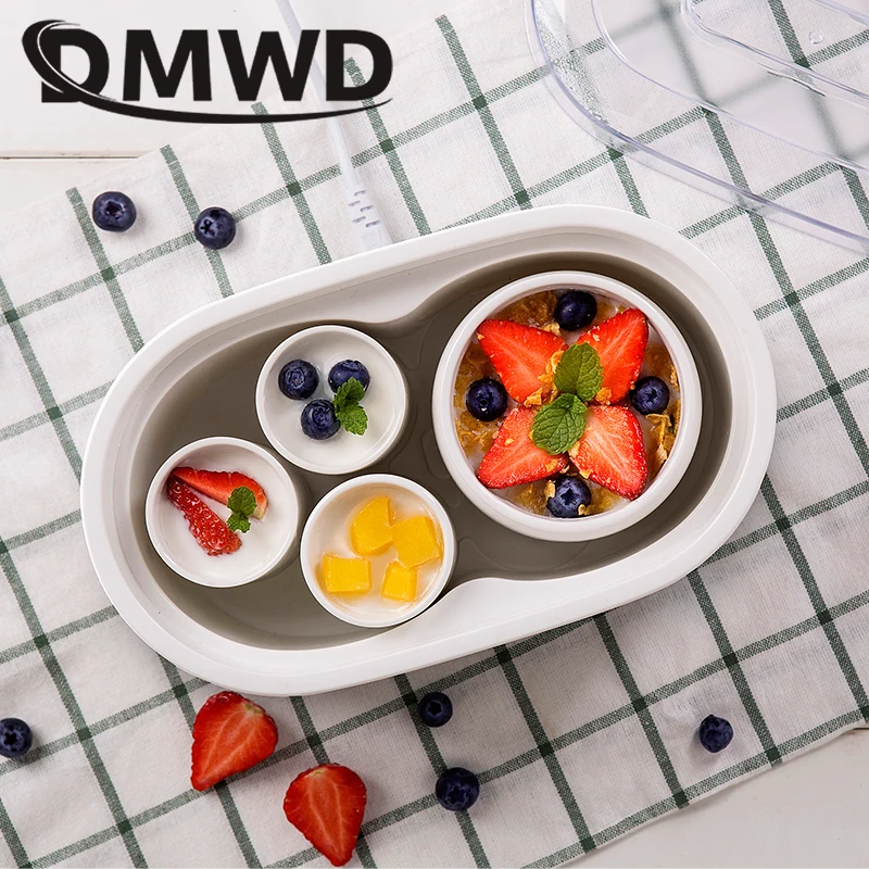 DMWD Автоматическая электрическая Йогуртница с таймером машина для брожения