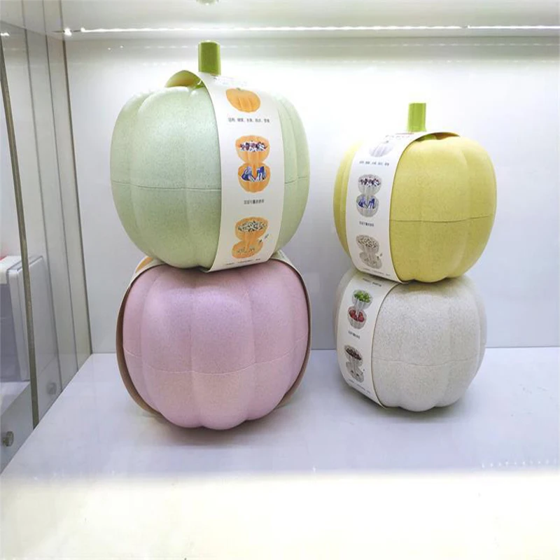 

Creative Big Pumpkin Preserves odern Living Room Household Candy box Snack tray Dried Fruit Box