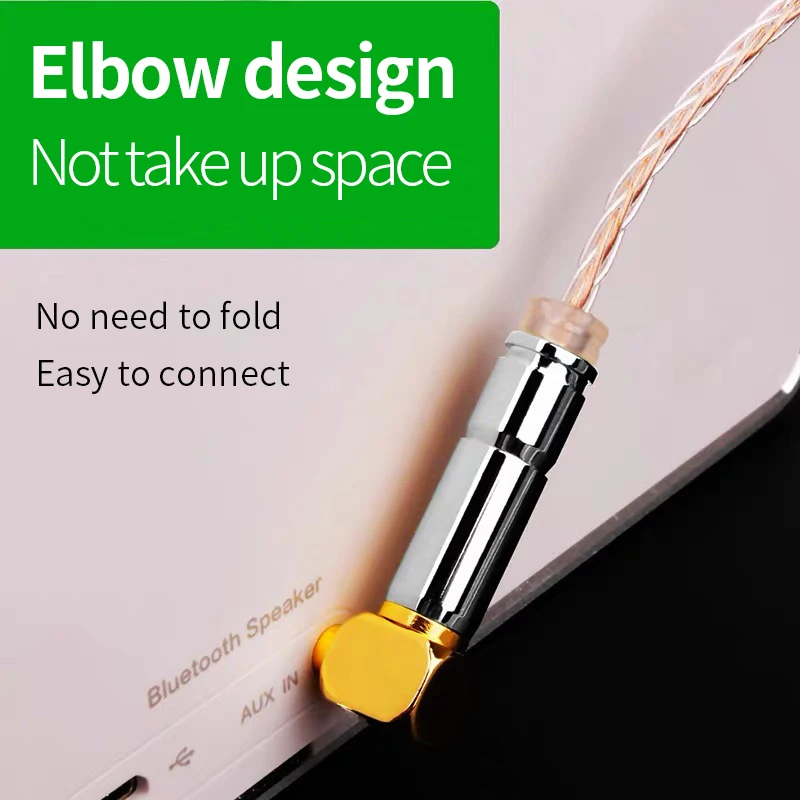 Todn high end hifi Jack 3.5mm Audio Cable OCC Braid Car AUX for Phone MP3 Headset Speaker |