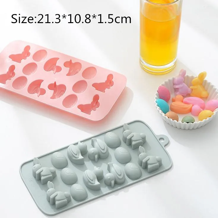 14 сеток кролик/утка/форма яйца силиконовая форма льда Форма для торта|Формы