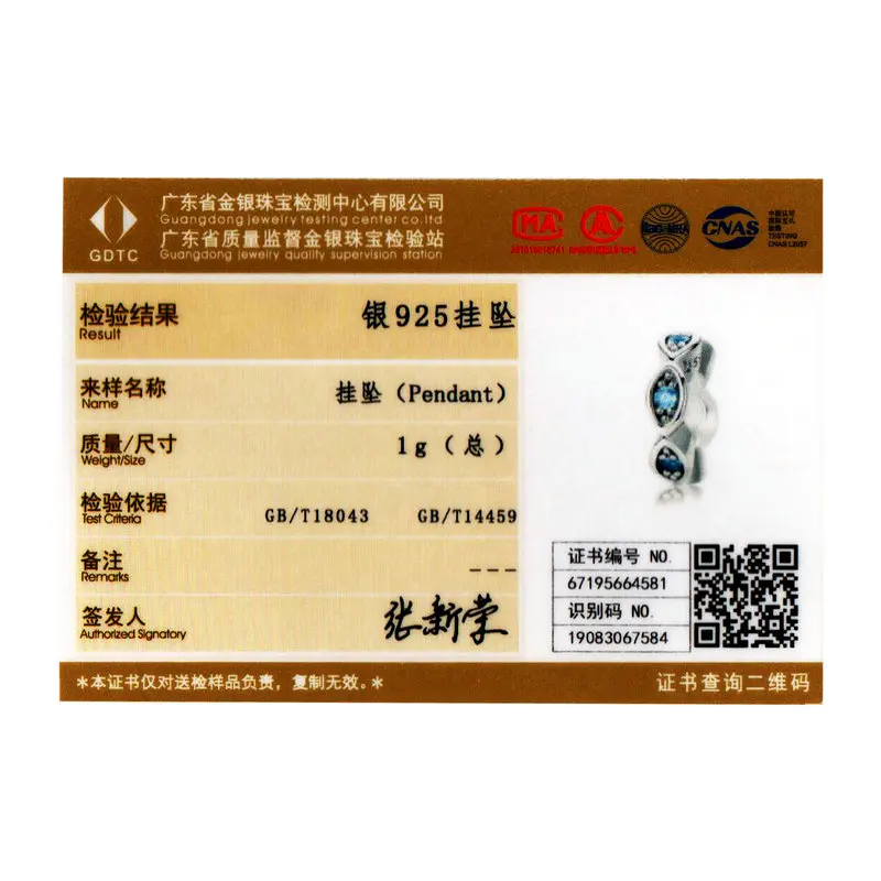 Женский браслет с синим цирконием womak оригинальный из стерлингового серебра 925