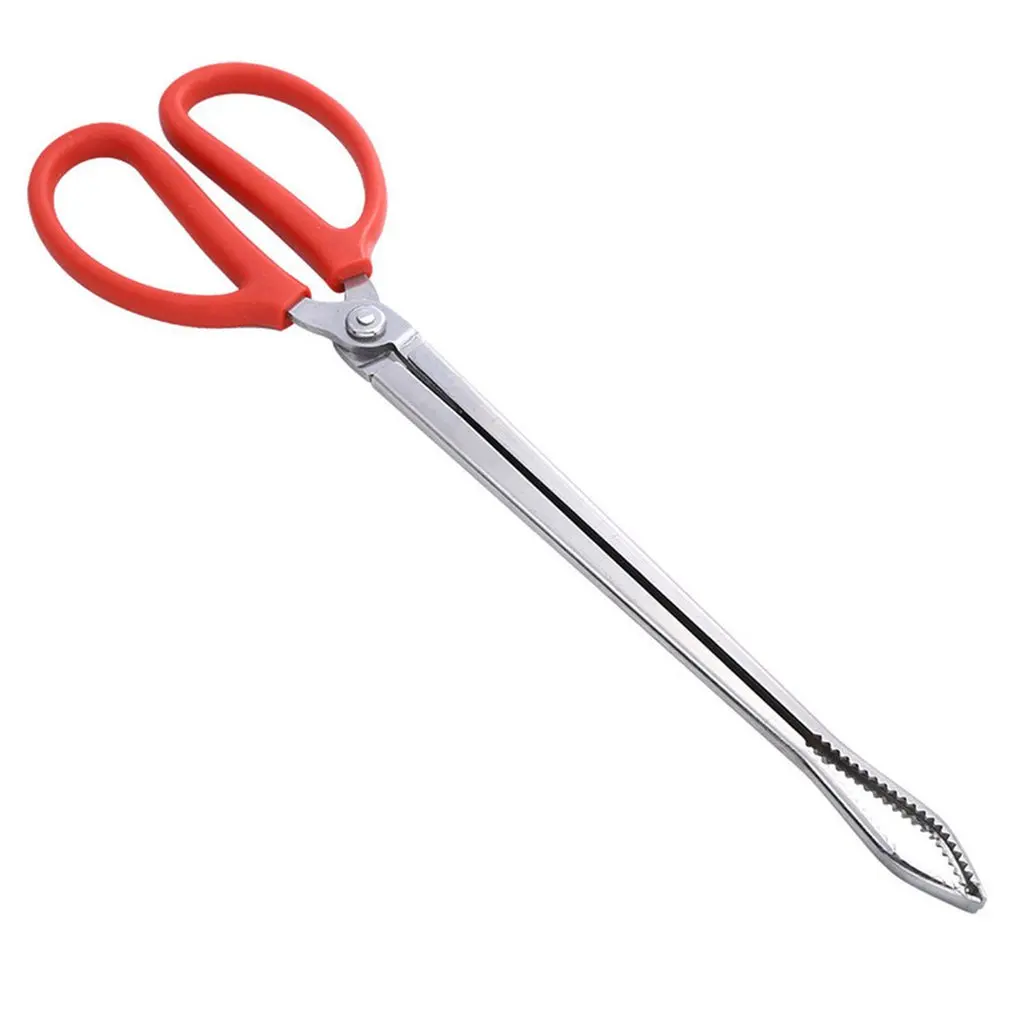 

2021 New Stainless Steel Snake Pliers Loach Clip Finless Clip Safety Multifunctional Claw Catch Fishing Tools