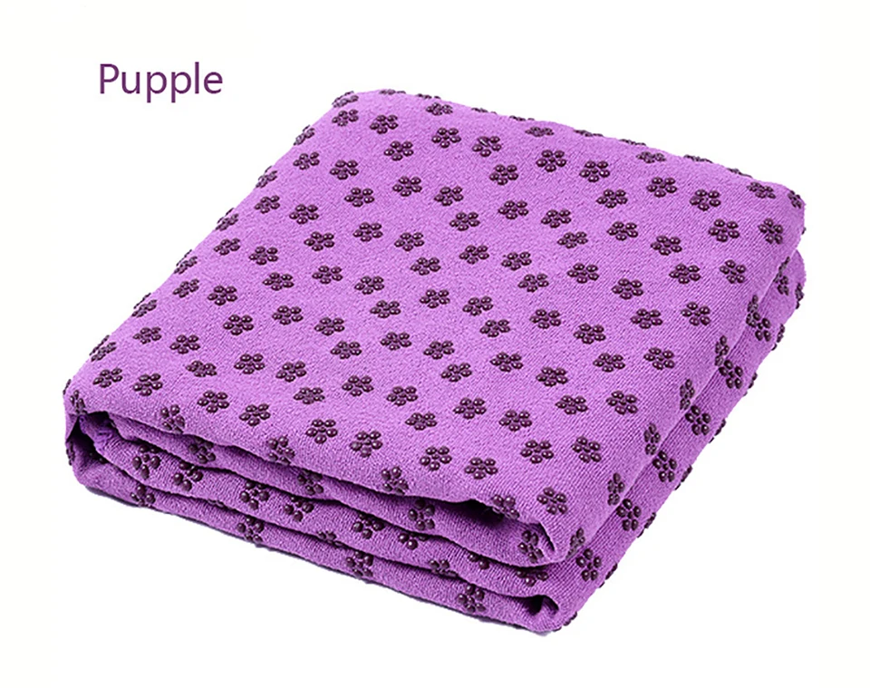 Нескользящее полотенце для коврика йоги нескользящий коврик из микрофибры