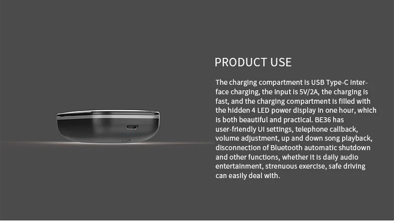BE36 Bluetooth 5,0 наушники с сенсорным управлением, Автоматическое Сопряжение, коробка для зарядки, TWS, беспроводные мини наушники для iPhone 11 Pro i12 i7 i9s