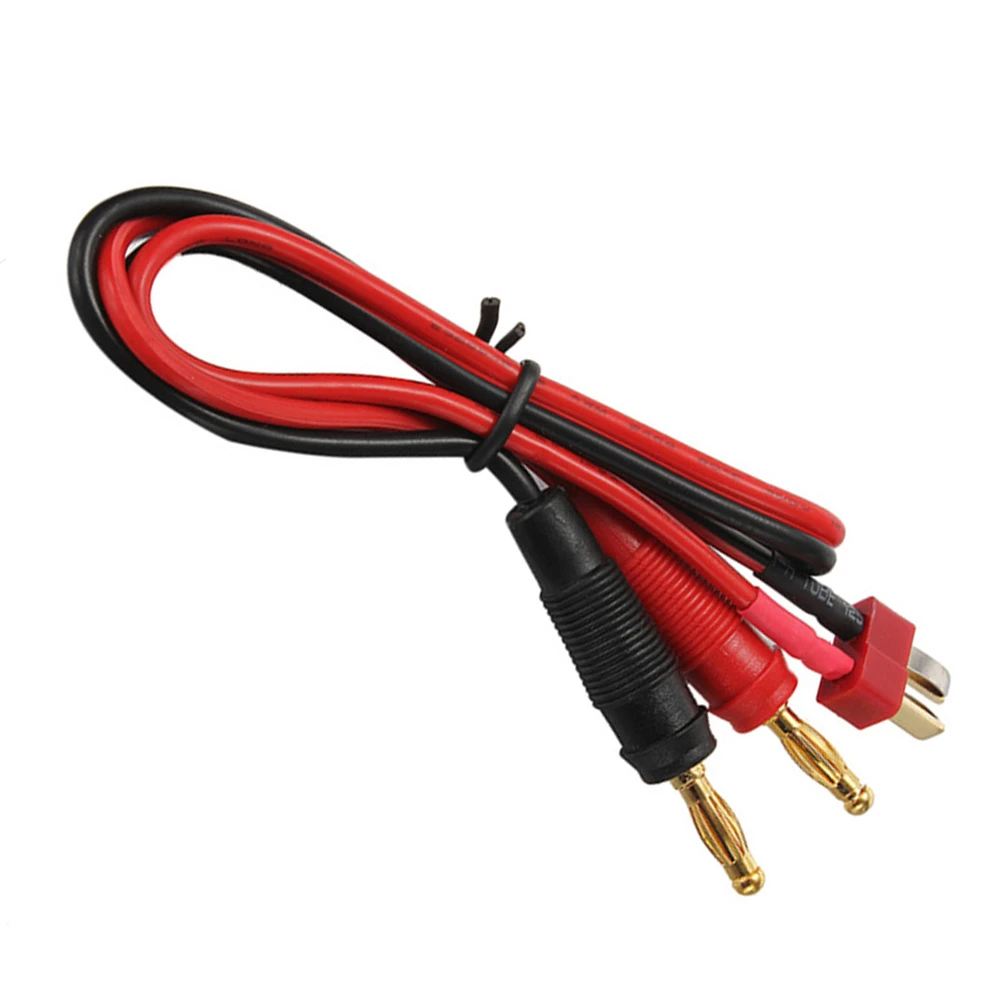 34cm RC Connector Cable T Plug RC Battery Charge To 4mm Banana Connector For IMAXs B6 B6AC B8 Chargers