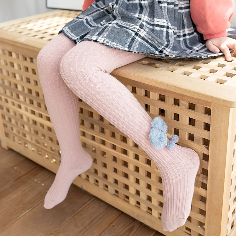2020 новые детские колготки с бантом носки для девочек облегающие маленьких
