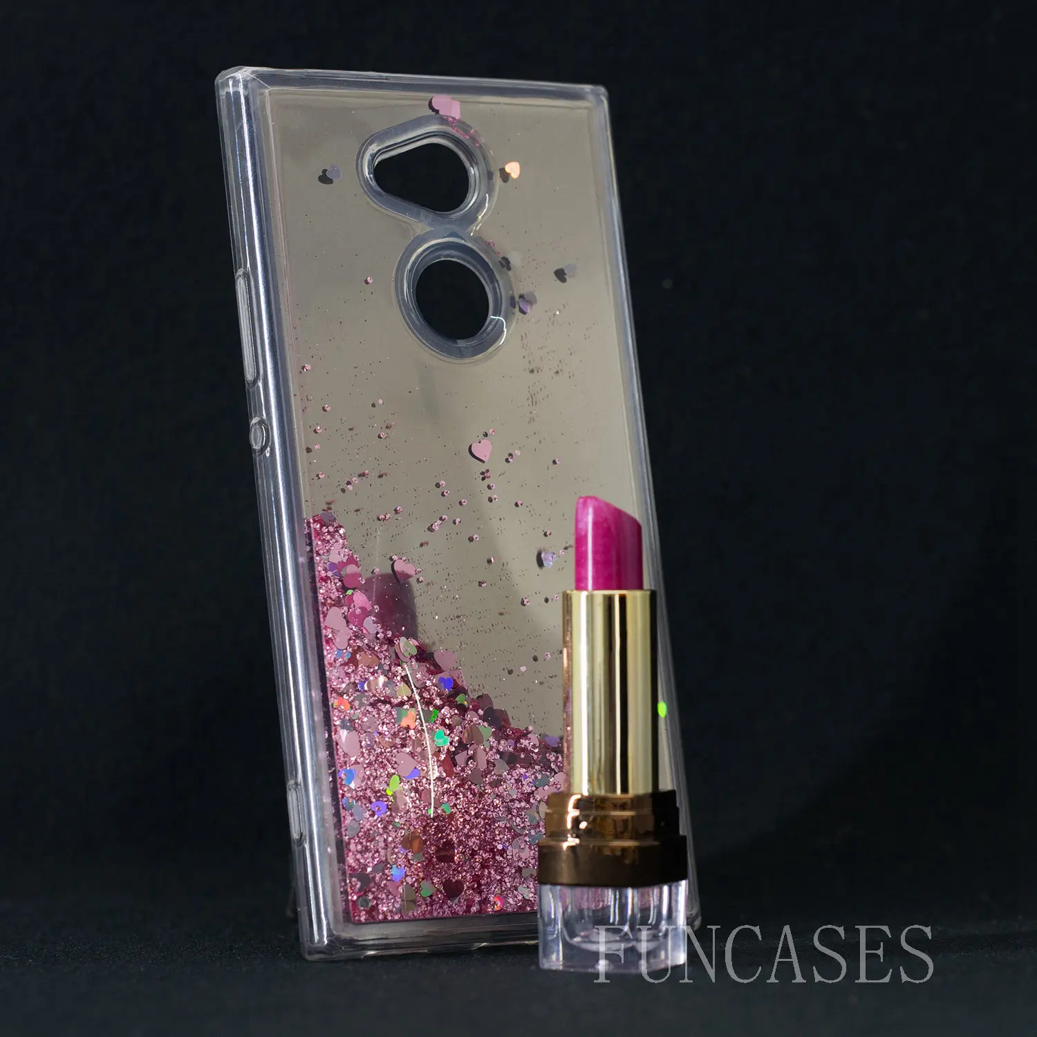 Для sony Xperia XA2 ультра зеркальный зыбучий песок чехол для телефона глянцевый