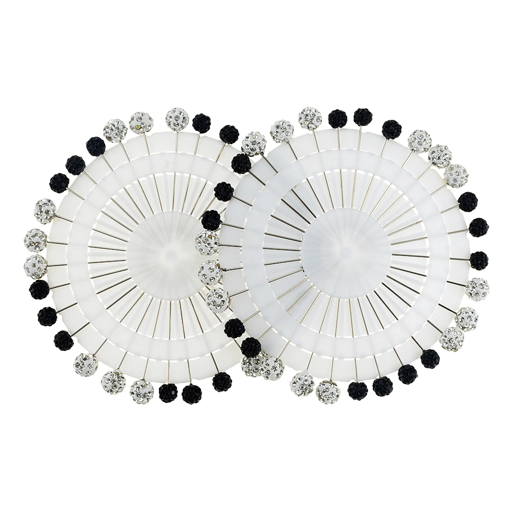 30 шт./лот мусульманские женские хиджаб Броши со стразами на капюшон шарф булавки