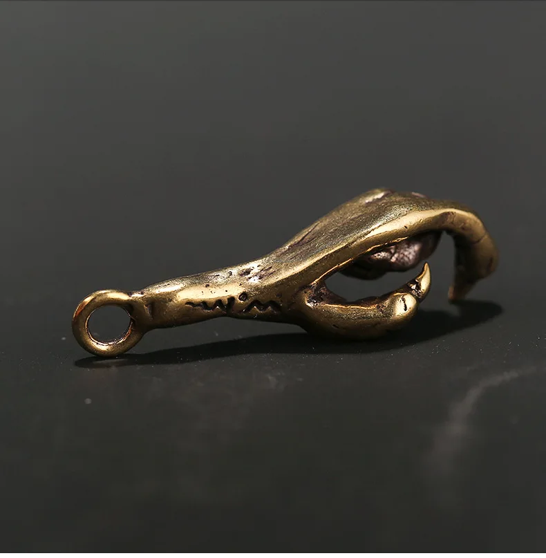 Винтажный латунный брелок ручной работы в виде птичьей когтя лапы орла поделки
