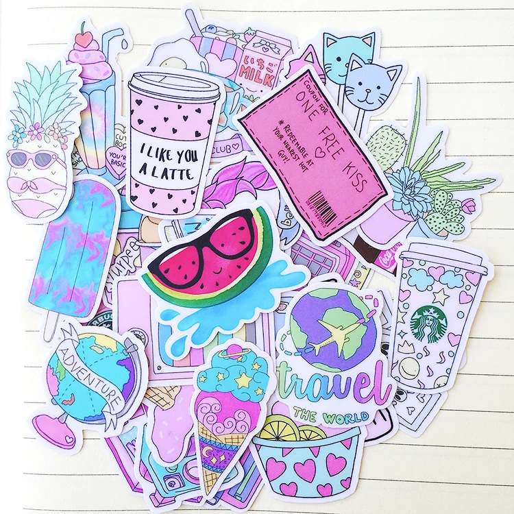 31 шт. милый розовый предметы Стикеры s ремесла и Скрапбукинг книга Студенческая