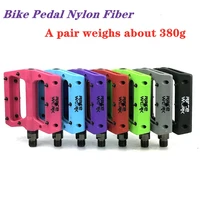 racework bicycle nylon pedals mtb contact automatic flat mountain platform racing bike foot hold footrest bicycle accessories