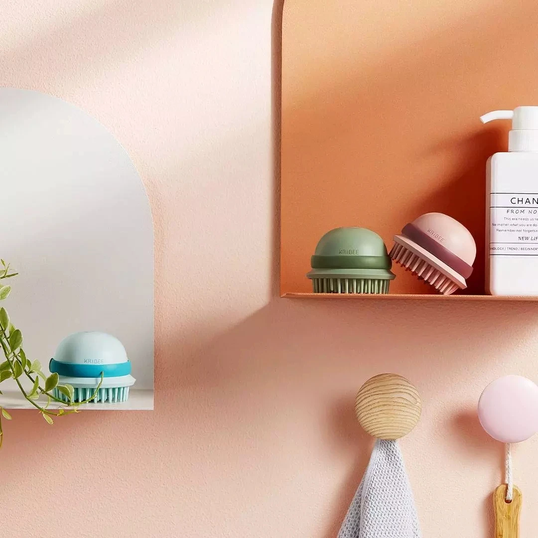 

New Youpin Electric head scrub massage comb Shake to degrease massage the scalp with low frequency wet and dry