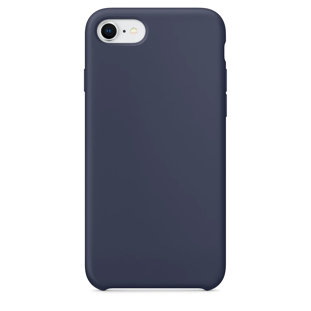 Midnight Blue Роскошный официальный силиконовый чехол для телефона с логотипом для Apple iPhone 7 8 6 s 6S Plus чехол для iPhone XR X XS 11 Pro Max получехол iPhone 6Plus 6sPlus 7Plus 8Plus XSMAX 11ProMax 11Pro LOGO - Цвет: Midnight Blue