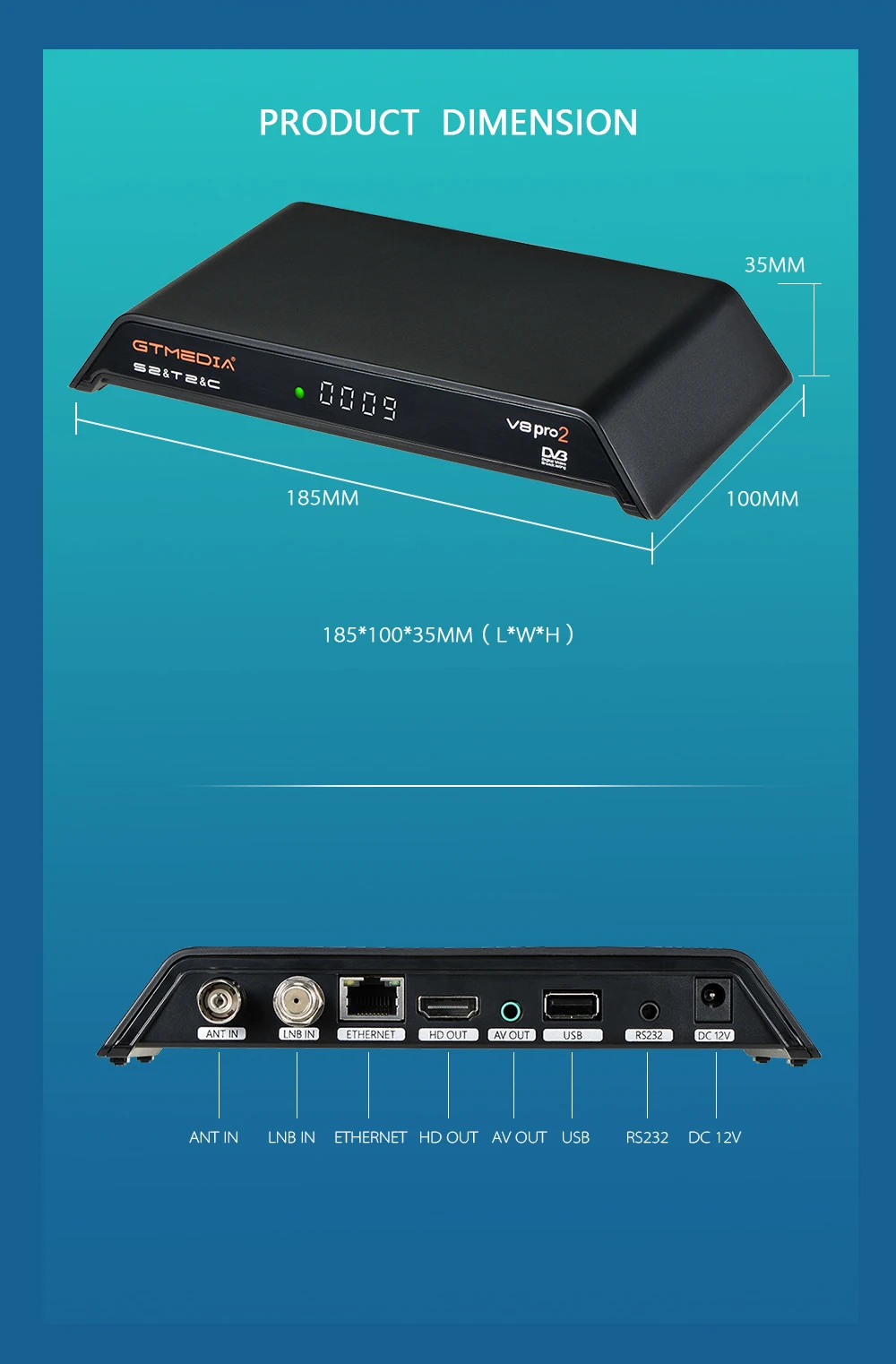 GTMedia V8 Pro2 DVB-T2/S2/Cable/S2X спутниковый ресивер H.265 встроенный wifi с 1 год 5 линия cccam Поддержка IPTV PowerVu Biss ключ
