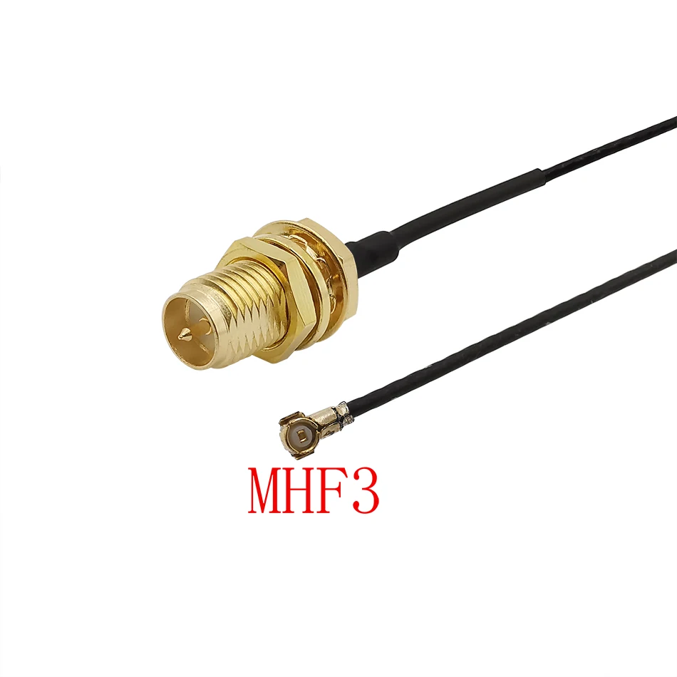 1 шт. IPX IPEX U.FL MHF3 к RP SMA разъему (штырь) RF отрезок перемычка Кабель 0 81 мм для PCI WiFi