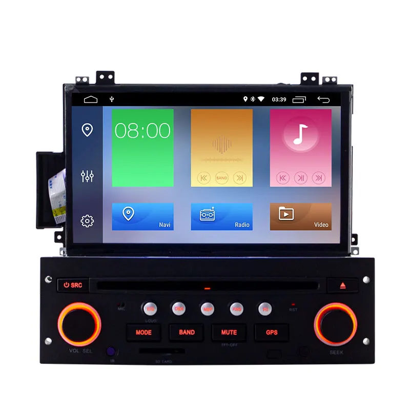 Black JDASTON Android 10,0 автомобильный dvd-плеер для Citroen C5 2005-2012 gps Навигация Аудио Wifi Мультимедиа стерео 1 Din автомагнитола стерео - Цвет: Black