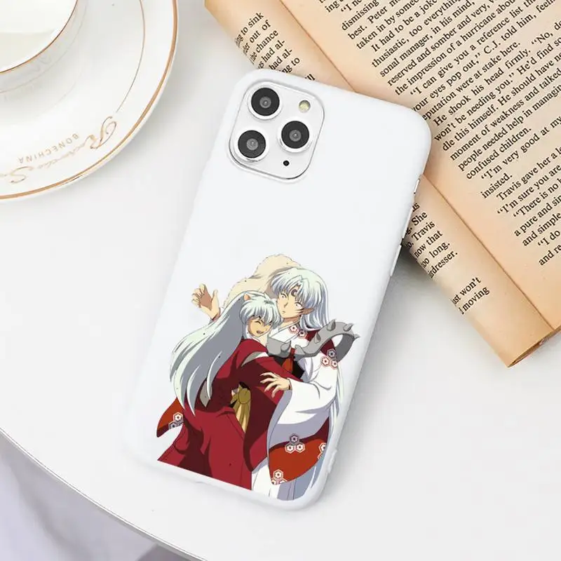 

Anime Inuyasha Phone Case Candy Color for iPhone 11 12 mini pro XS MAX 8 7 6 6S Plus X SE 2020 XR