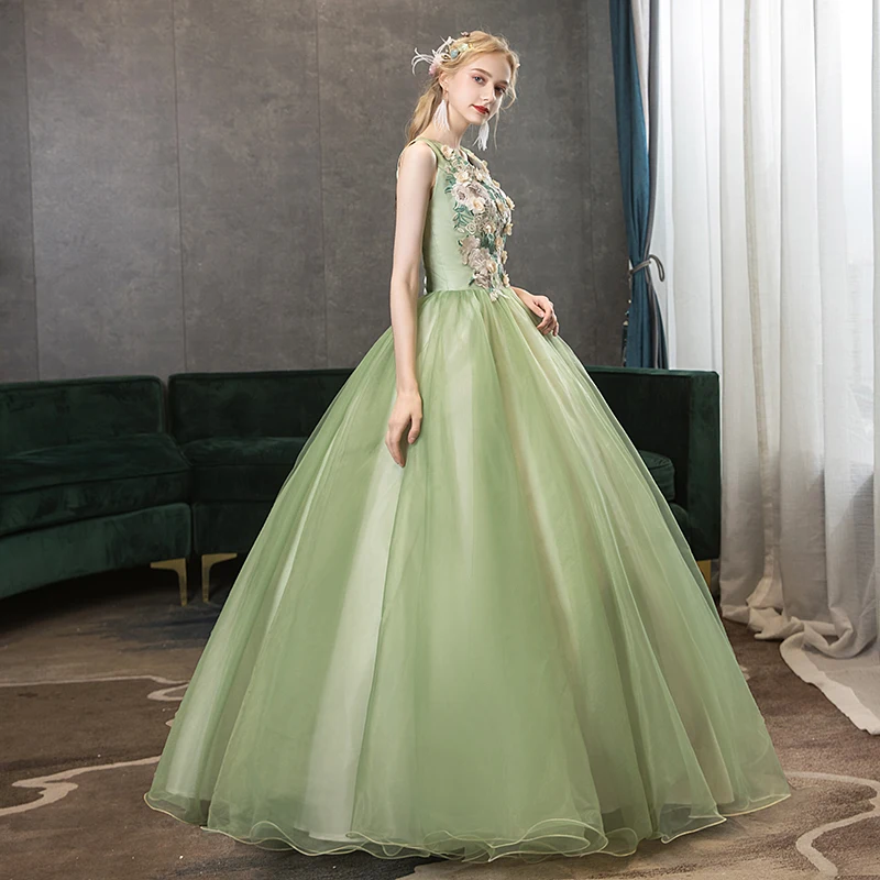 Женское платье без рукавов Quinceanera роскошное бальное с v-образным вырезом и