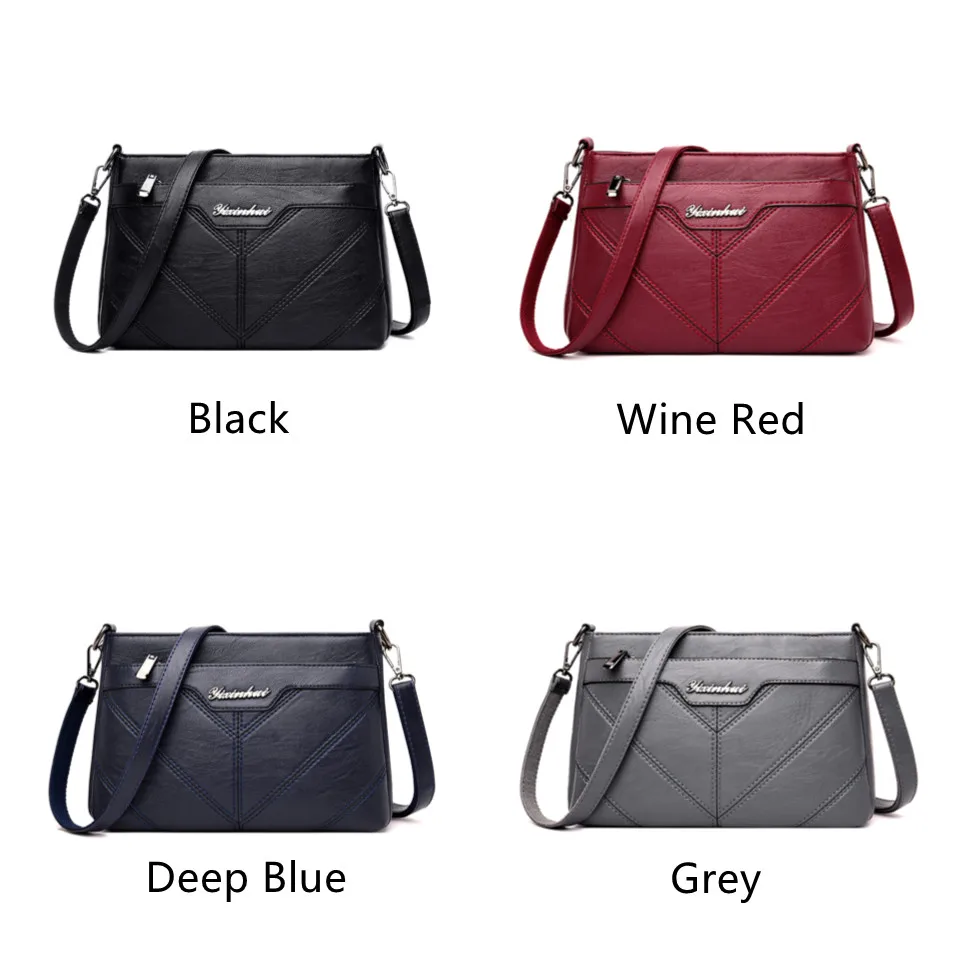 Women's Shoulder Bags Tote Long Strap High Quality PU Leather Crossbody Bags Over Female Messenger Bag Purse Handbags