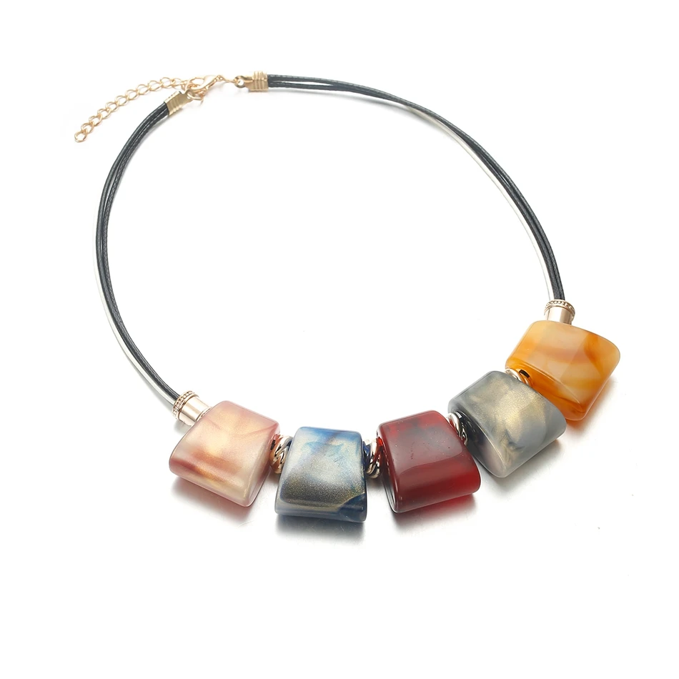 Женское ожерелье и подвески Match Right массивное Винтажное колье чокер с бусинами