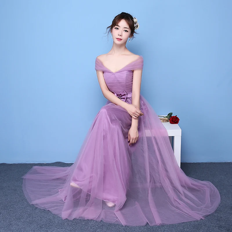 Элегантное платье подружки невесты в бургундском стиле розовый Vestido Azul Marino гость